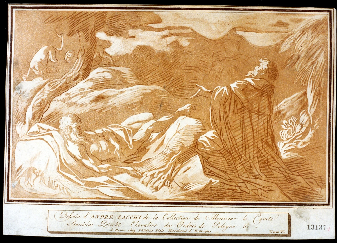  89-Andrea Sacchi-scena biblica -Certosa di san Martino, Napoli 